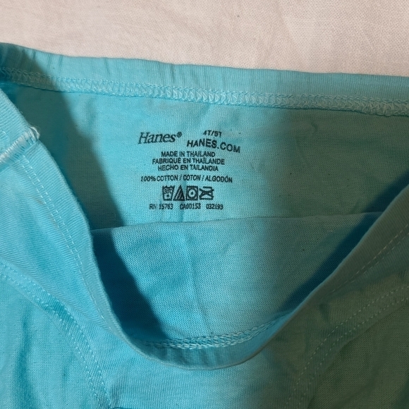 New 1 Pair Girl's Hanes Briefs, 4T-5T - Picture 2 of 3